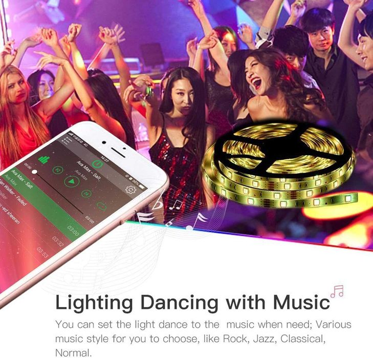 Kontroler Bluetooth, DC 12 V kontroler do taśmy LED RGB z pilotem IR