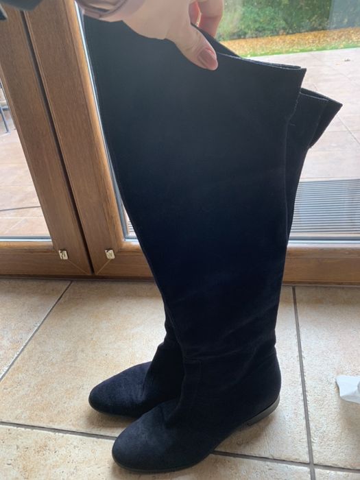 Kozaki granatowe Lavorazione Artigiana r.36