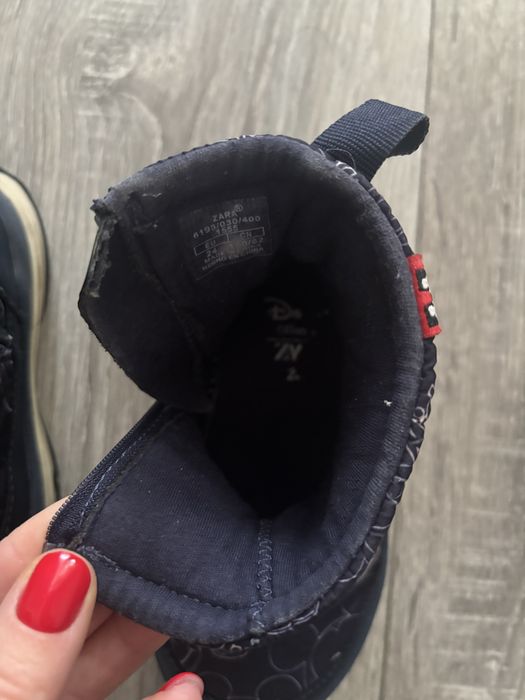 Zara дитячі черевики ботинкі дутікі 24 р