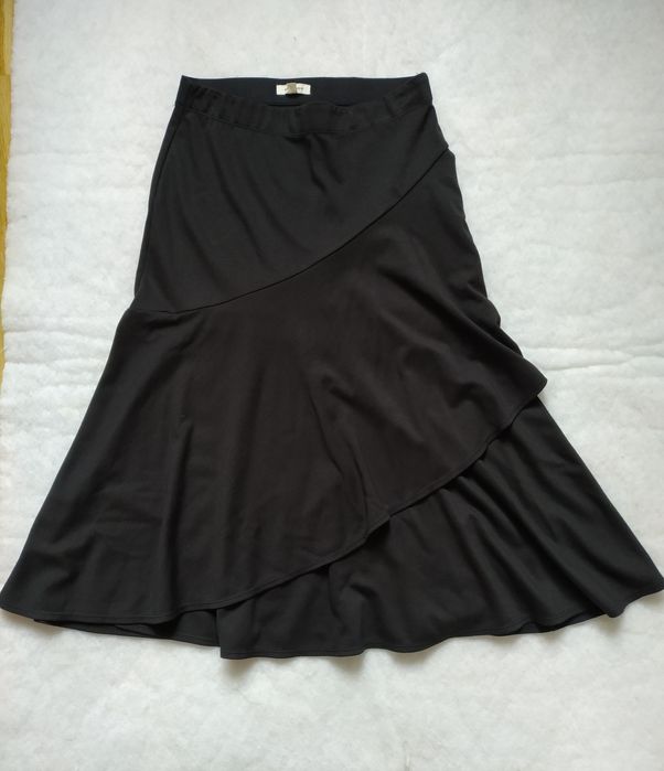 Spódnica Max Studio , S, czarna, asymetryczna, maxi,