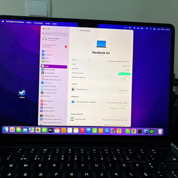Macbook air 8gb ram
