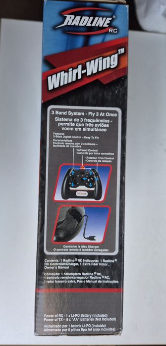 Elicoptero com comando novo