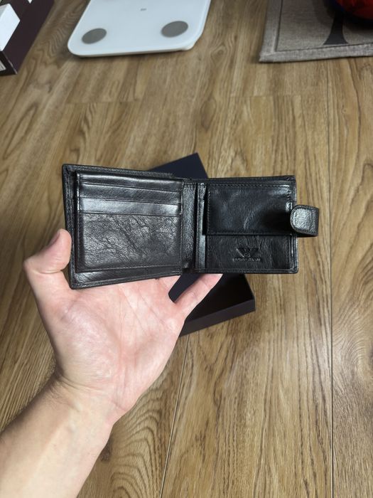 Чоловічий шкіряний гаманець Emporio Armani