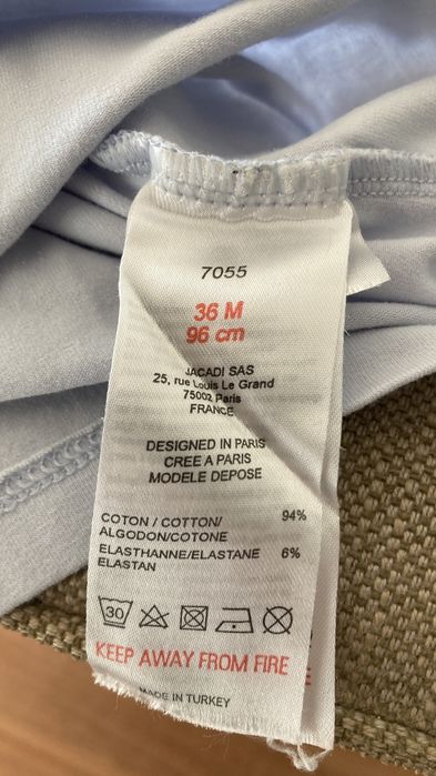 T-shirt Jacadi azul clara 36 meses