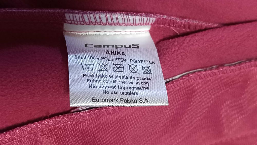 Kurtka turystyczna softshell CAMPUS ANIKA r.S nowa stan idealny