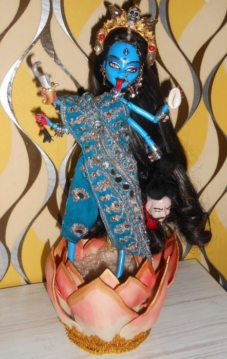 Лялька Богиня Калі. OOAK на ляльці Monster high/Монстер хай