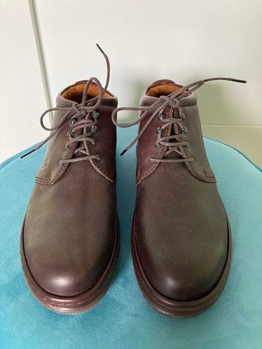 Nowe skórzane wygodne brązowe damskie buty Wolky USA vintage 37