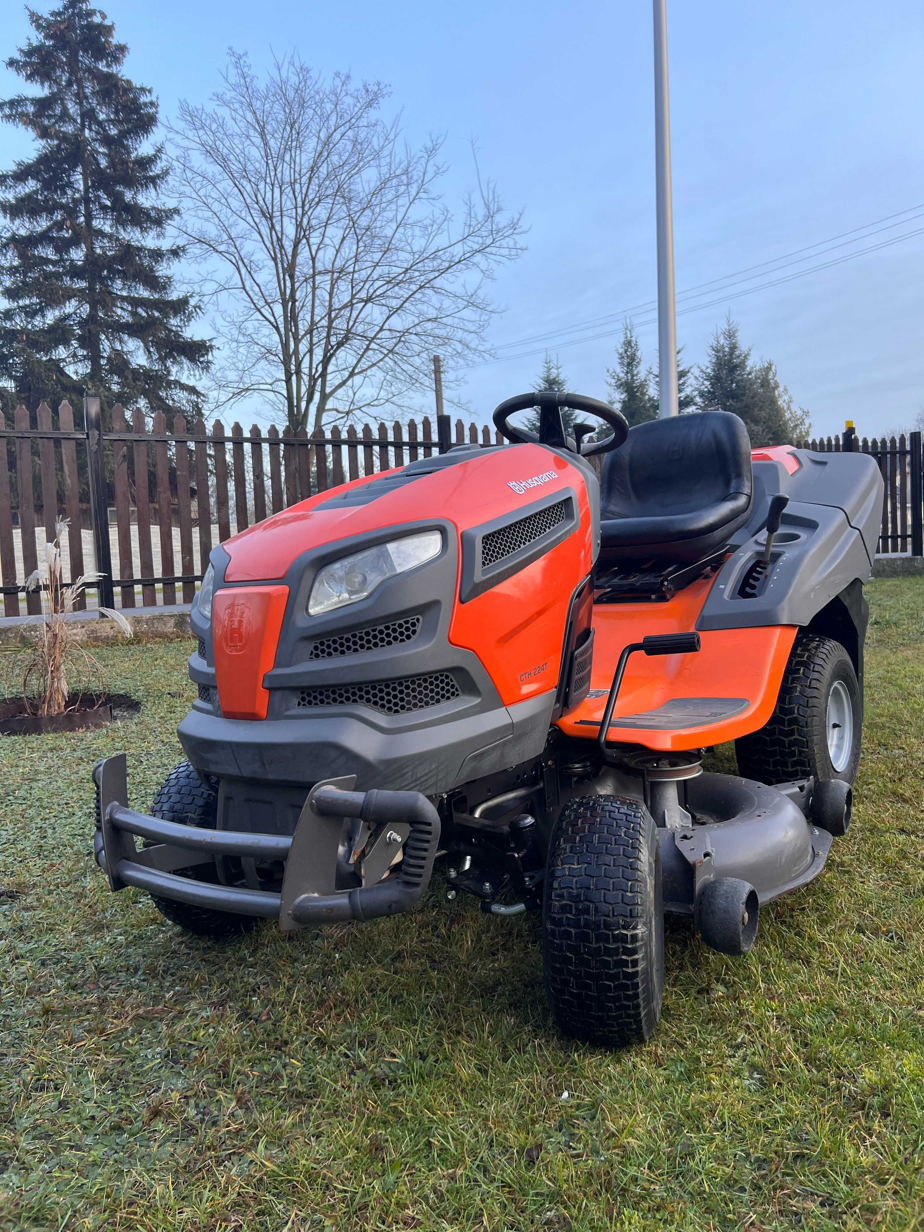 Kosiarka traktorek Husqvarna CTH 224T V2 kawasaki 22KM Mocy! Podłężyce •  OLX.pl