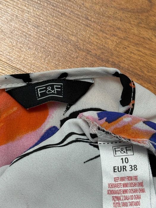 Bluzka w kwiaty bluzeczka floral print FF 38 M