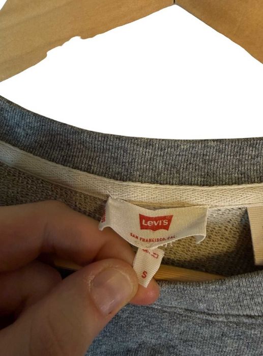 Bluza Levis szara z logiem s