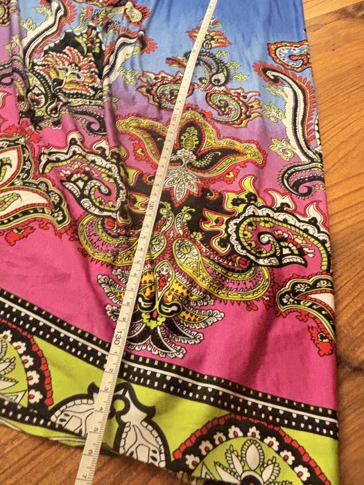 Kolorowa maxi sukienka