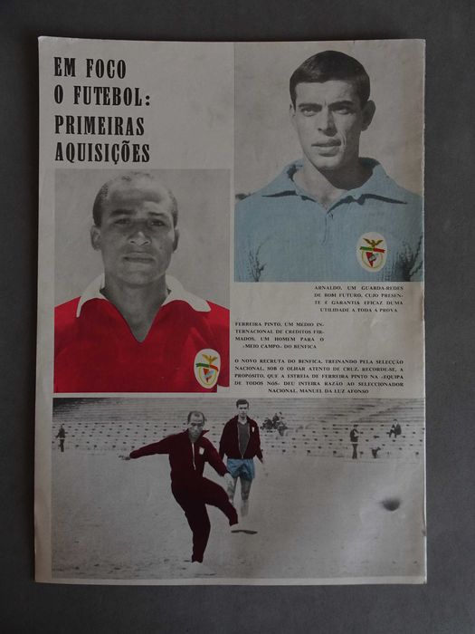 Revista O Benfica Ilustrado nº 95 ano 1965