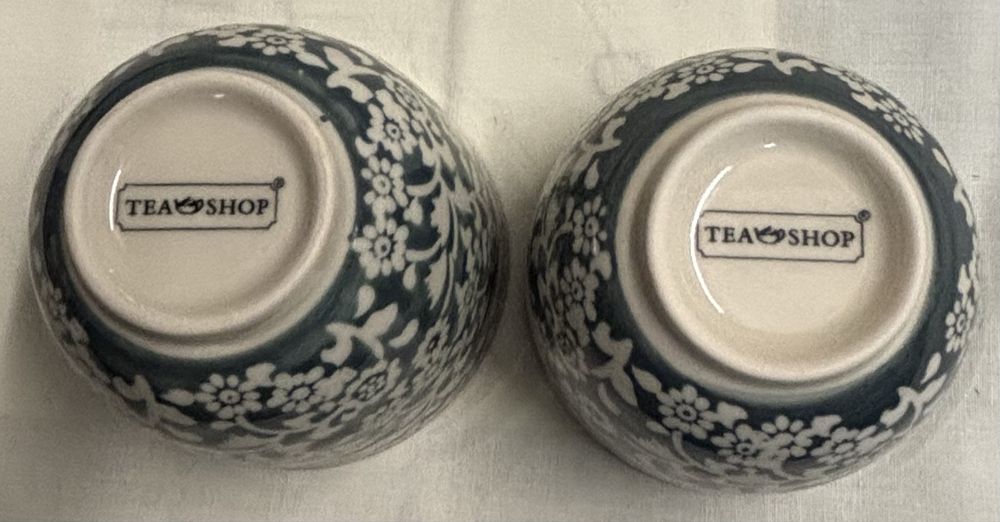 Conjunto de chá em porcelana loja “Tea Shop”