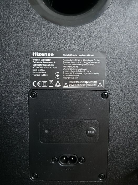 Продам телевизор Hisense и саундбар Hisens HS3100