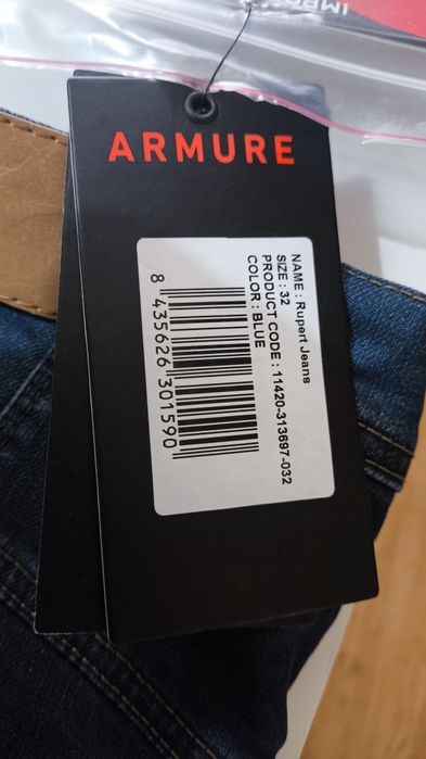 Calças motard Armure Rupert Blue