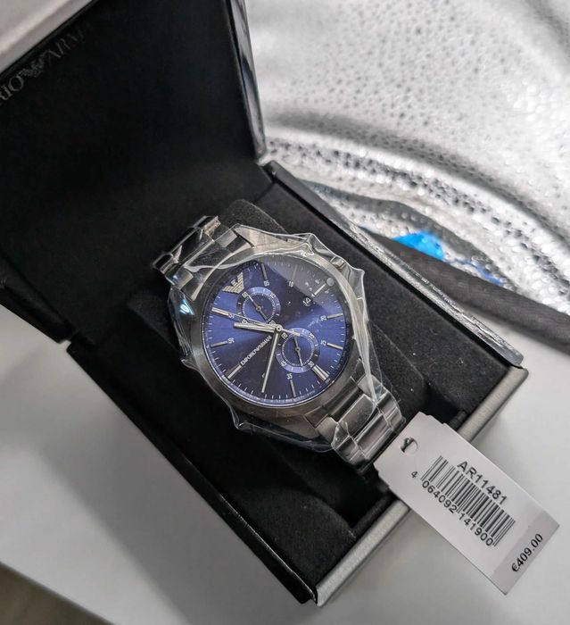 Zegarek męski Emporio Armani AR11481 Claudio grafitowy