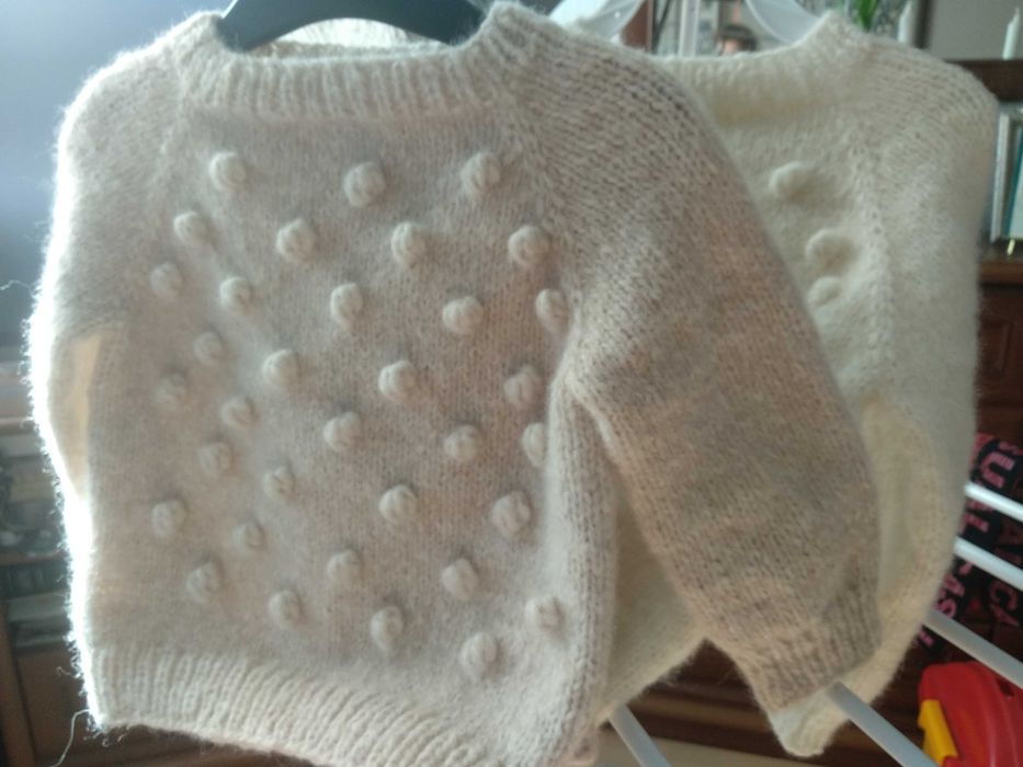 Sweterek alpaka beż