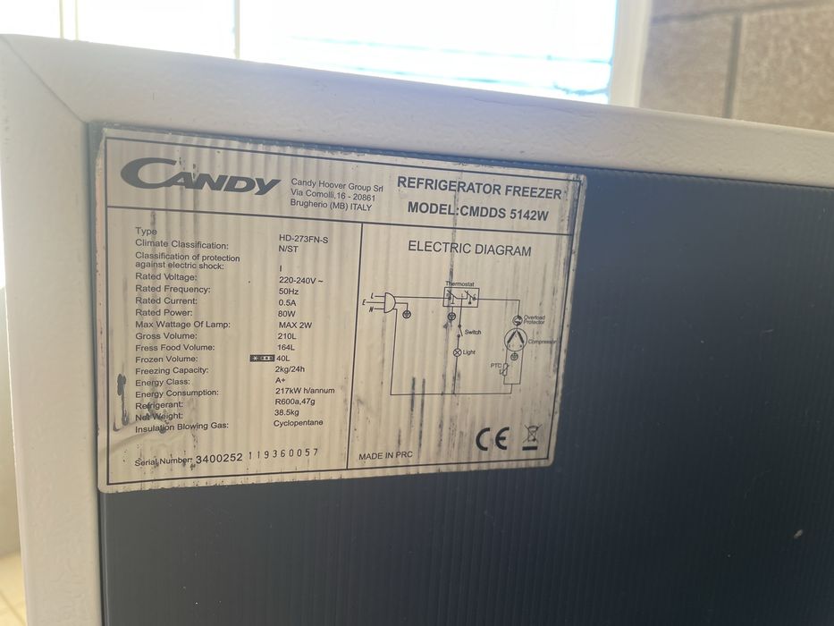 Frigorífico Candy CMDDS 5142W
