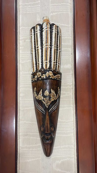 Máscaras Decorativas africanas em madeira esculpida à mão