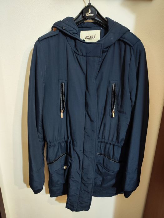 Parka Senhora Azul Marinho tamanho L da marca Azaka  Paris