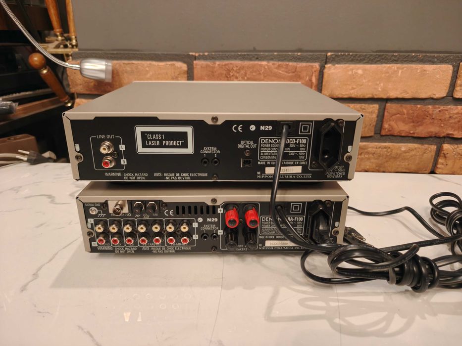 DENON DRA-F100 + DCD-F100 ! Amplituner + odtwarzacz ! Wieża