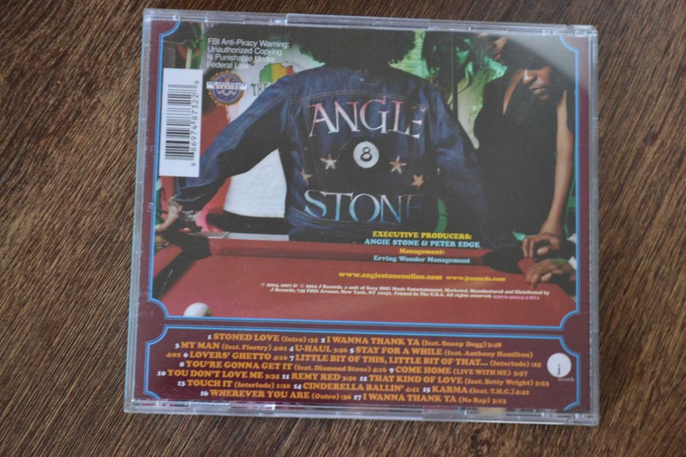 Angie Stone  Stone Love  CD