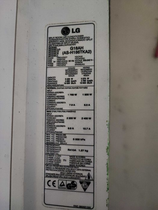 Ar Condicionado LG 19.000 BTU Quente e Frio