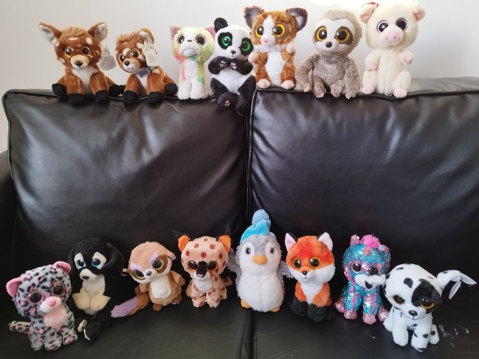 м'які іграшки різні звірята
