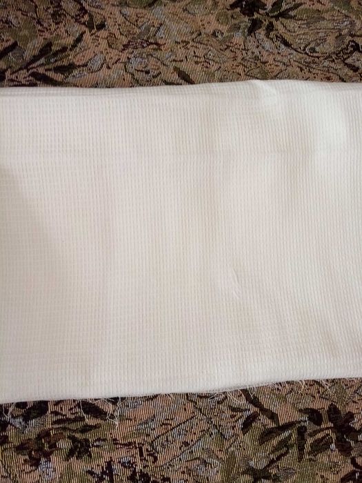 полотенце вафельное белое