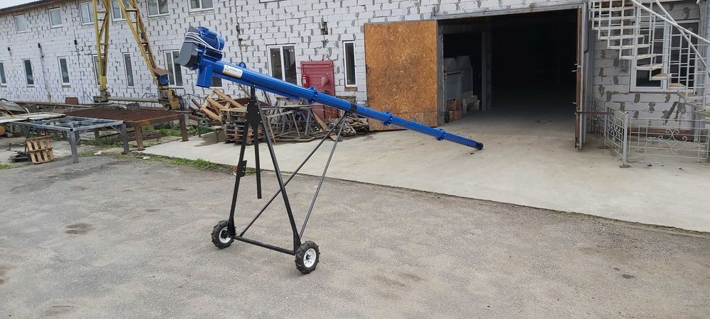 Шнековый погрузчик, винтовой конвейер, транспортер зерна, 108*4*б\дв