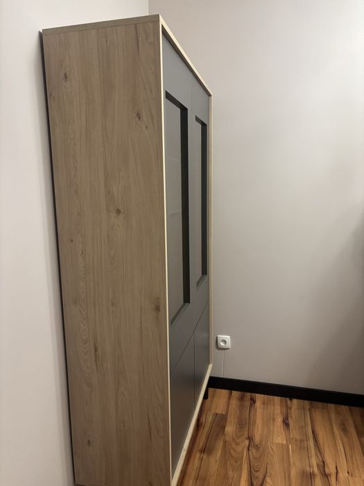 Witryna / komoda  dąb / grafit