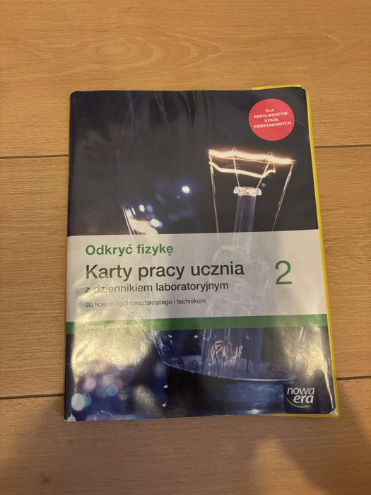Karty pracy ucznia fizyka 2 Nowa Era Nieuzywane