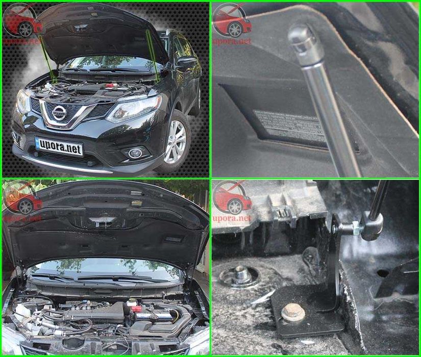 Амортизаторы упоры капота Nissan Juke Kicks Qashqai Rogue X-Trail XTL