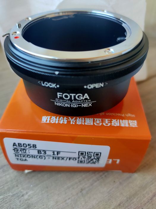 Переходник с nikon на sony E, m4/3, fuji fxfx