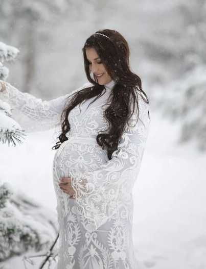 Suknia Selena do sesji ciążowej