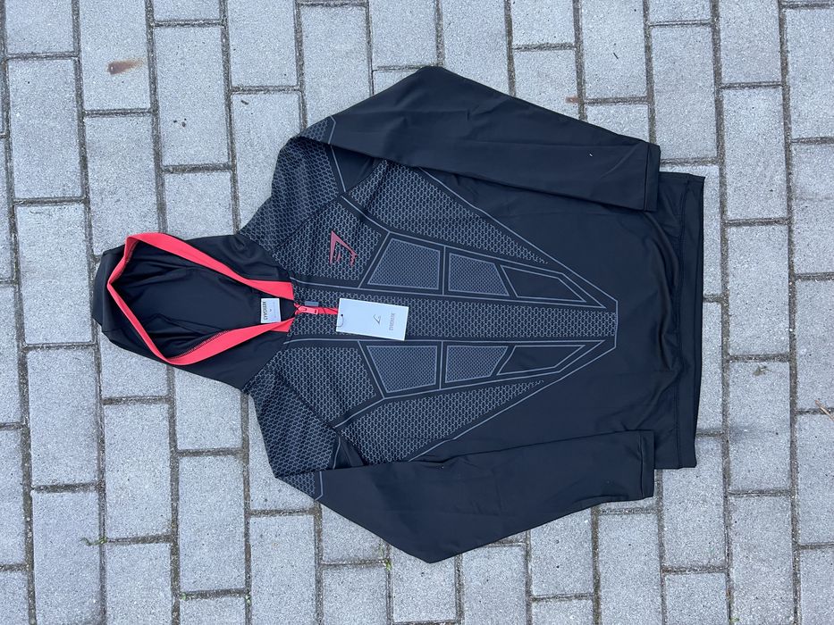 3 КОЛЬОРИ! Спортивна кофта Gymshark Compression Hoodie Рашгард з капюшоном