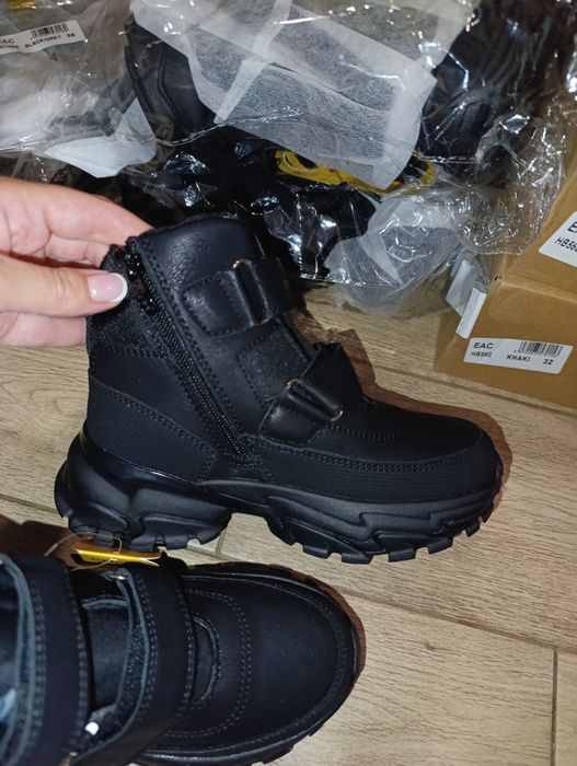 Зимові термо сапоги ботінки хайтопи Clibee для хлопчика зимние ботинки