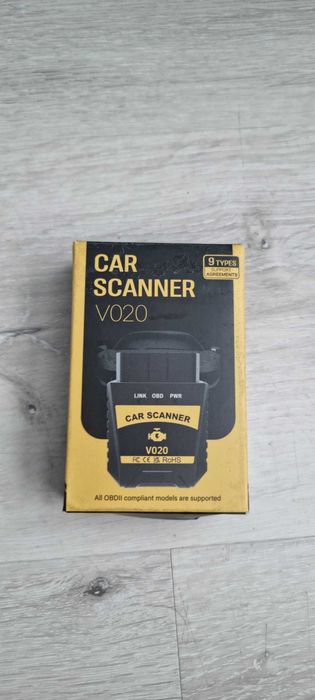 Автосканер V020 OBD2 Bluetooth діагностика авто сканер ошибок ELM327 OBDII Android iOS чек engine адаптер автодиагностика диагностический андроид эпл