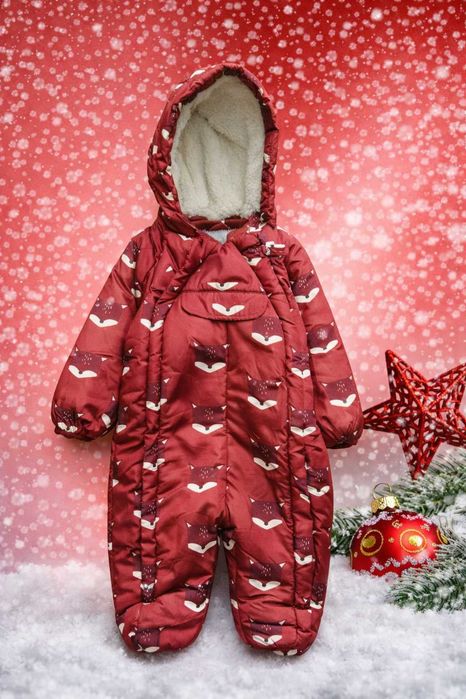 68 зріст Staccato baby. Італія комбінезон зима, повністю на хутрі