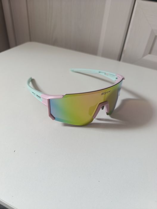 Okulary przeciwsłoneczne sportowe rowerowe damskie męskie filtr UV R2