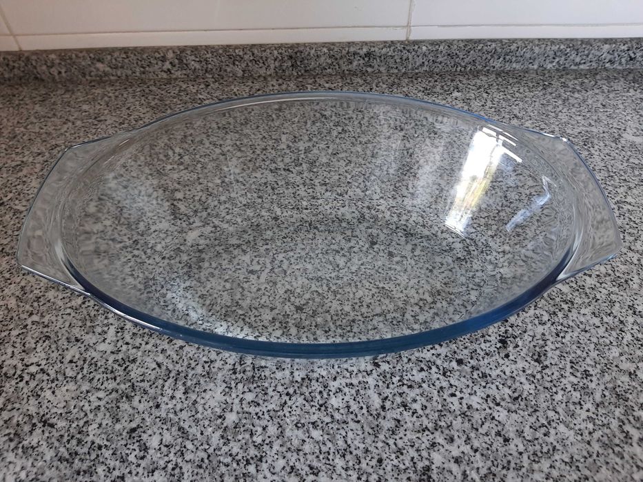 Assadeira Marinex Vidro Oval Forno