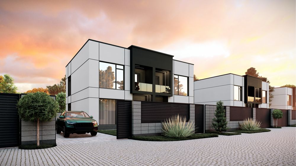 Котеджний комплекс На Щасливому «HIGH-TECH HOUSE» 120000$