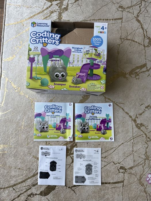 Coding Critters, kotki Scamper , do nauki programowania