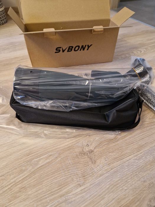 Luneta SVBONY 25-75x70. Powiększenie aż x70. Obserwacja nieba i plener
