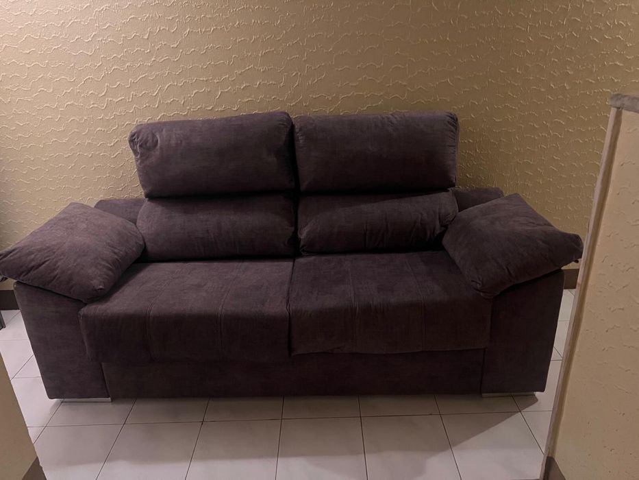 Sofa 2 lugares - cinza