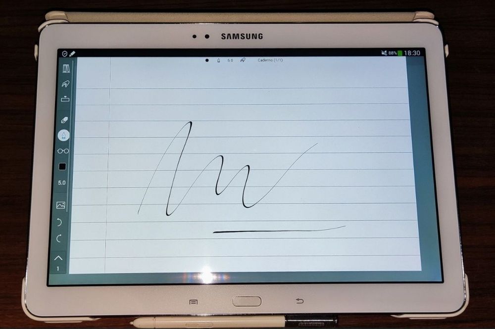 Samsung Galaxy Note 10 Tablet, Pearl White, with EXTRAS and HP Printer64729625666562121