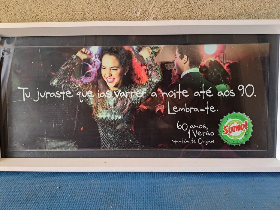 Quadro dos 60 anos da Sumol