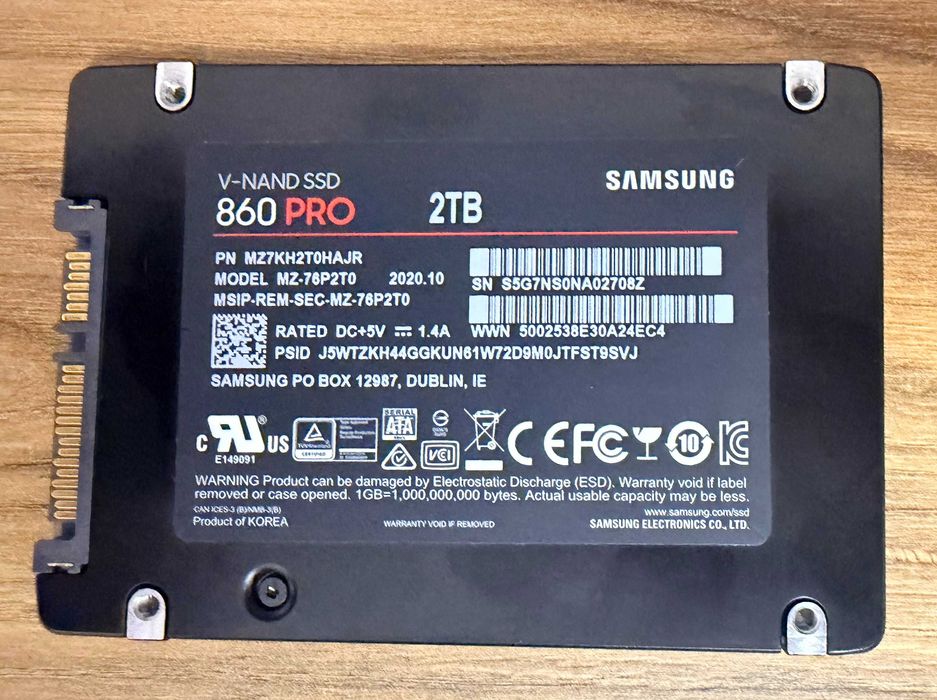 SSD 2TB Samsung 860 PRO 2.5"