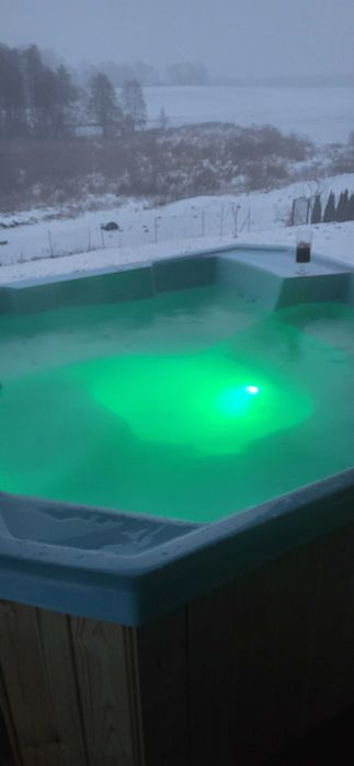 Jacuzzi basen balia elektryczne masaż pokrywa transport gratis