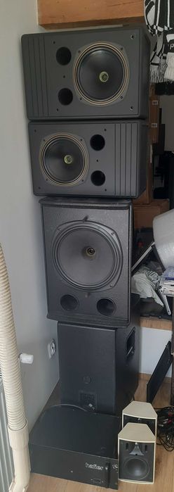 Tannoy System 15 3833GG Driver System 10 DMT I Hafler P 505 Koncowka mocy kolumny, monitory studyjne, glosniki